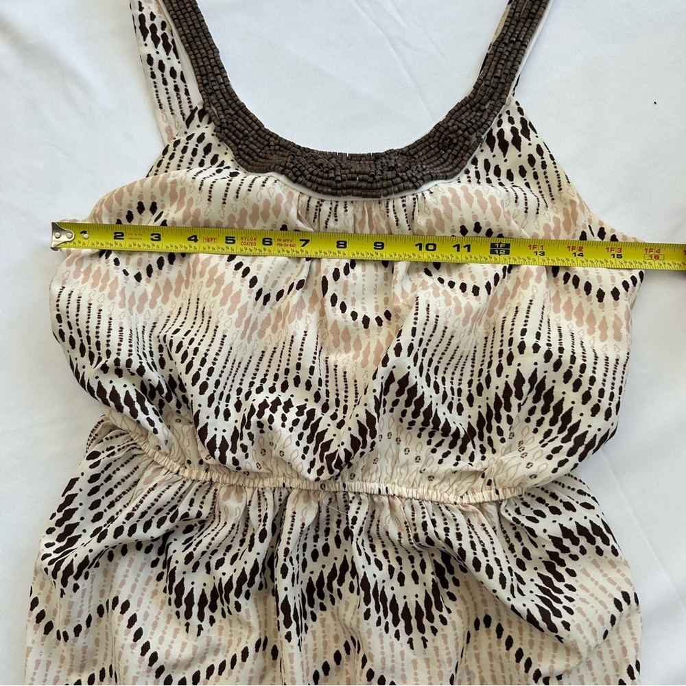 Bohemian Multicolored, Beaded, Three Pink Hearts brand dress size small - Picture 11 of 13